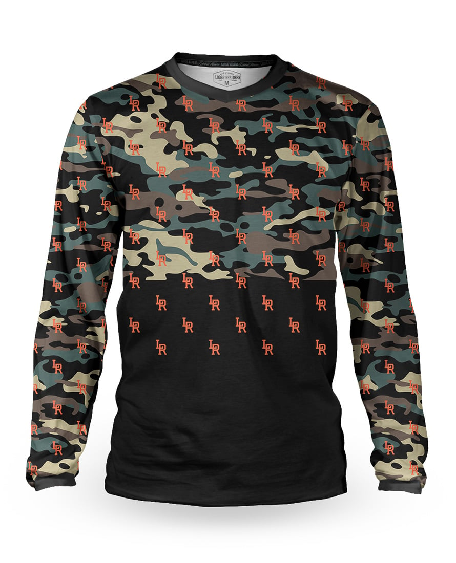 Monogram Camo Long Sleeve Jersey / Loose Riders England